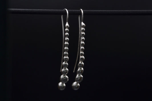 Silver Ball Earrings