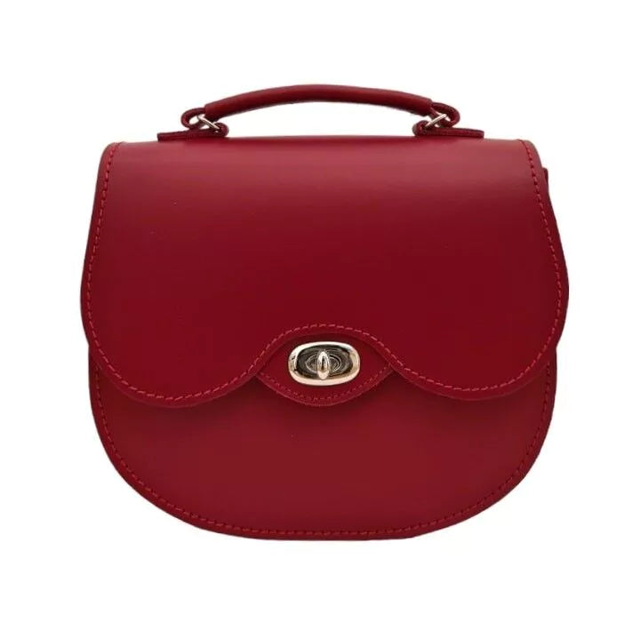 Handmade Leather Twist Lock Saddle Bag - From Suzie’s