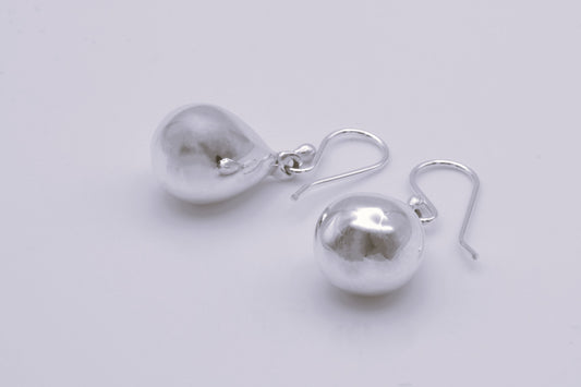 Silver Teardrop Earrings